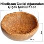 Hindistan Cevizi Ağacından Çiçek Şekilli Kase